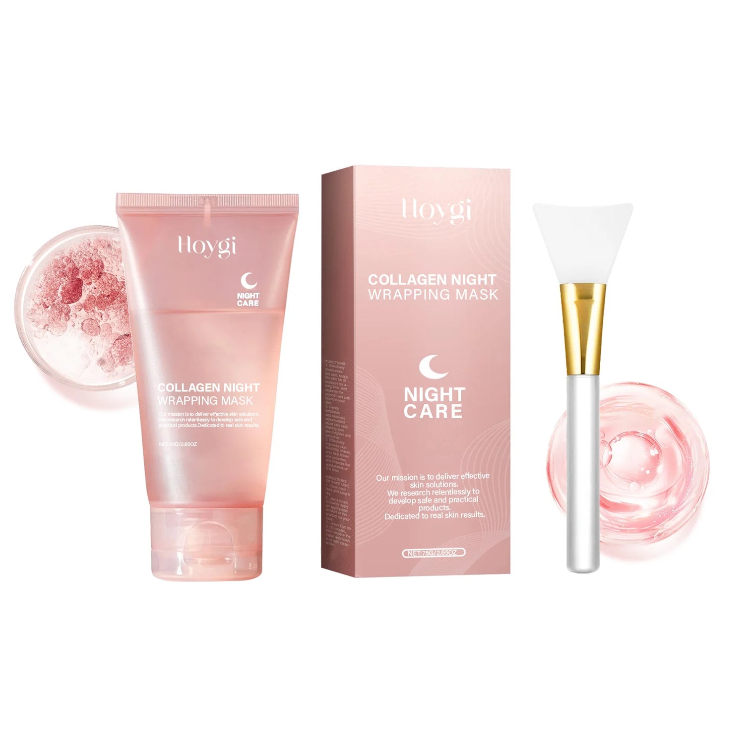 HOYGI - collagen night wrapping mask Kit